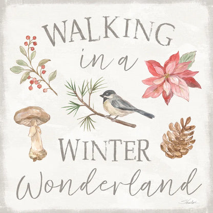 Woodland Christmas VII by Silvia Vassileva. SKU 78228a. Archival Giclee Fine art print for wall decor.