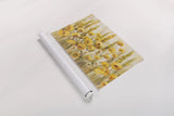 Yellow Field by Silvia Vassileva. shown as a rolled paper print. Available as archival giclee rolled canvas, fine art paper, or poster print. SKU 98018i.