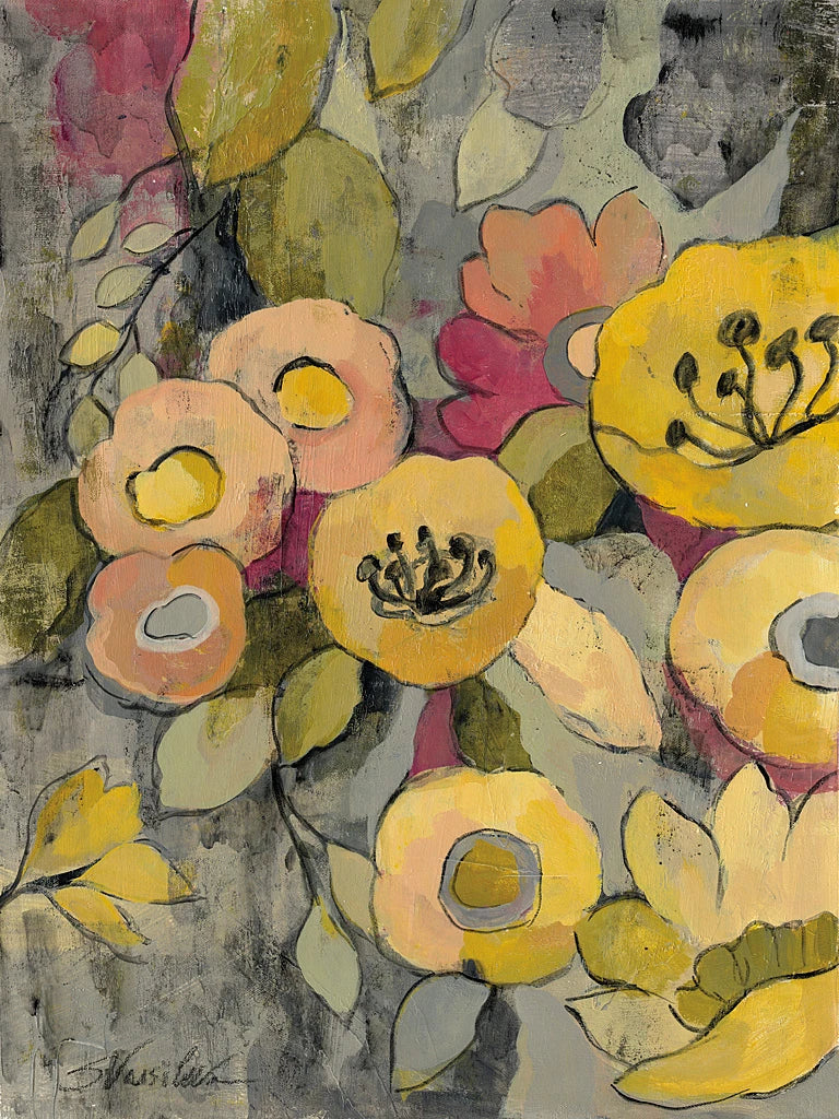 Yellow Floral Duo II by Silvia Vassileva