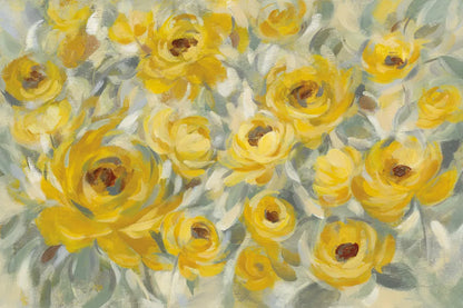 Yellow Roses by Silvia Vassileva. SKU 50288i. Archival Giclee Fine art print for wall decor.