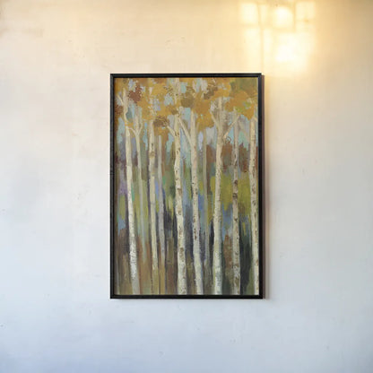 Young Forest I by Silvia Vassileva. shown as a paper print in a black flame. Available as a archival giclee rolled canvas, fine art paper, or poster print. SKU 18051h.