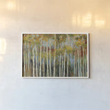 Young Forest III by Silvia Vassileva. shown as a paper print in a white frame. Available as a archival giclee rolled canvas, fine art paper, or poster print. SKU 17838i.