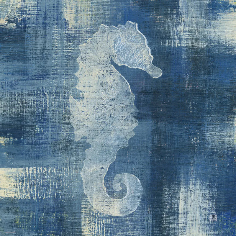 Batik Seas I by Studio Mousseau. SKU 32501a. Archival Giclee Fine art print for wall decor.
