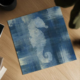 Batik Seas I by Studio Mousseau. Shown as a detailed flat fine art print, highlighting archival giclee quality. Available as an archival giclee rolled canvas, fine art paper, or poster print. SKU 32501a.