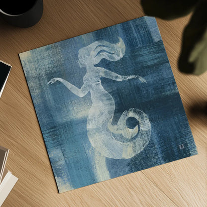 Batik Seas IV by Studio Mousseau. Shown as a detailed flat fine art print, highlighting archival giclee quality. Available as an archival giclee rolled canvas, fine art paper, or poster print. SKU 32504a.