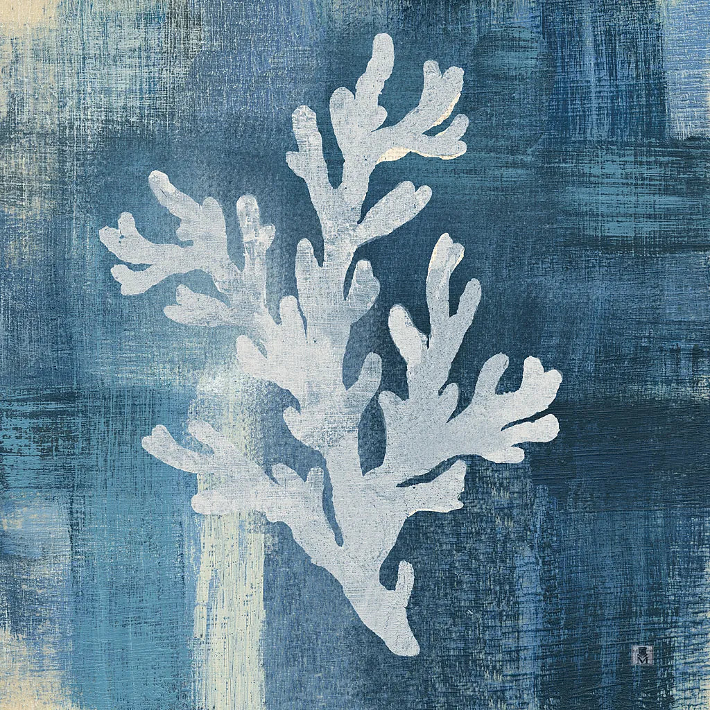 Batik Seas IV by Studio Mousseau. SKU 60052a. Archival Giclee Fine art print for wall decor.