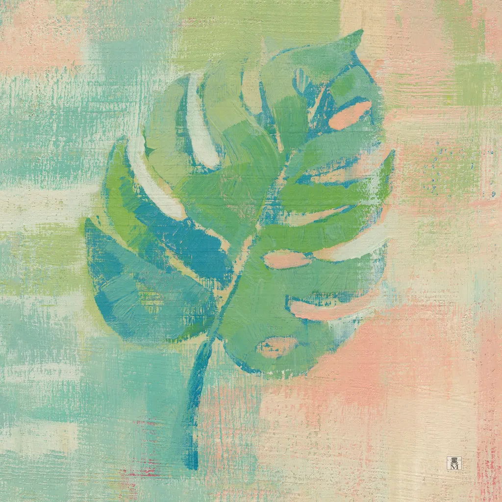 Beach Cove Leaves I by Studio Mousseau. SKU 32497a. Archival Giclee Fine art print for wall decor.