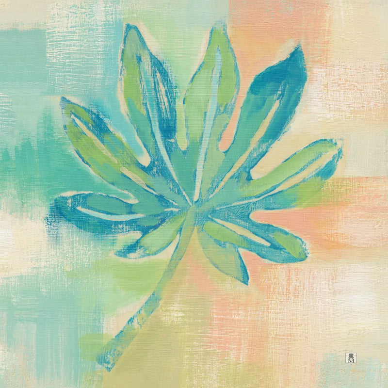 Beach Cove Leaves IV by Studio Mousseau. SKU 32500a. Archival Giclee Fine art print for wall decor.
