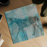 Cheval I Flipped by Studio Mousseau. Shown as a detailed flat fine art print, highlighting archival giclee quality. Available as an archival giclee rolled canvas, fine art paper, or poster print. SKU 34578a.
