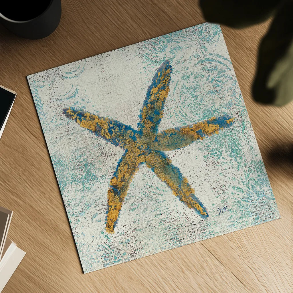 Coastal Beauty  I by Studio Mousseau. Shown as a detailed flat fine art print, highlighting archival giclee quality. Available as an archival giclee rolled canvas, fine art paper, or poster print. SKU 13289a.