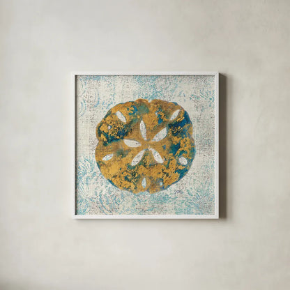 Coastal Beauty III by Studio Mousseau. Shown in a crisp white glass frame for a clean and minimalist style. Available as an archival giclee rolled canvas, fine art paper, or poster print. SKU 13291a.