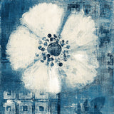 Daisy for Barbara Blue Crop by Studio Mousseau. SKU 36446a. Archival Giclee Fine art print for wall decor.