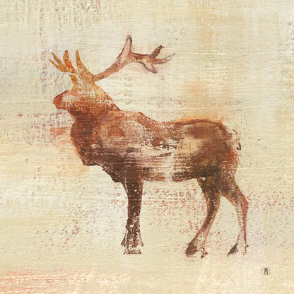 Elk Study by Studio Mousseau. SKU 32509a. Archival Giclee Fine art print for wall decor.