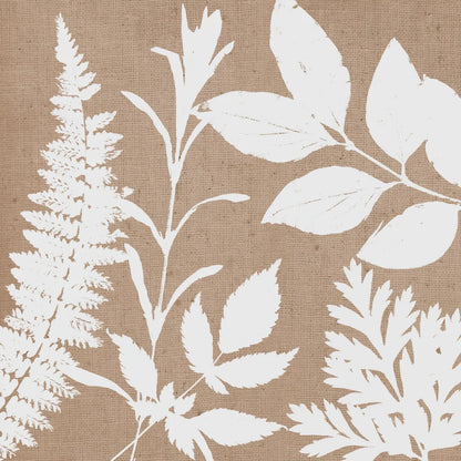 Leaves of Inspiration II Neutral by Studio Mousseau. SKU 77402a. Archival Giclee Fine art print for wall decor.