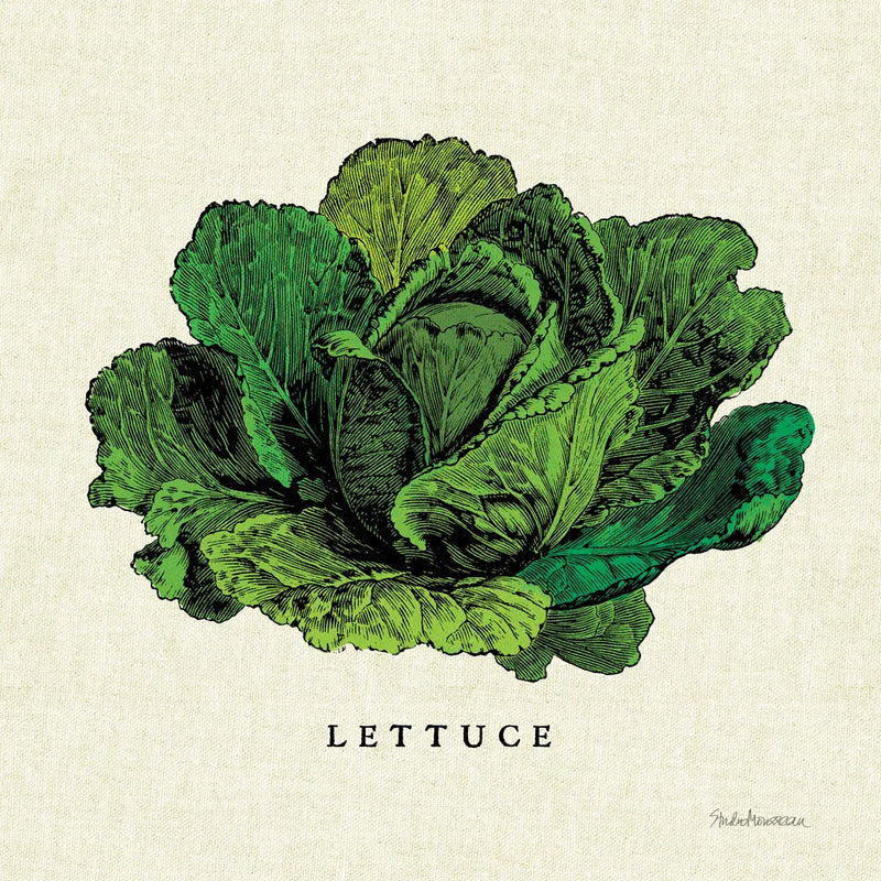 Linen Vegetable II v2 by Studio Mousseau. SKU 39374a. Archival Giclee Fine art print for wall decor.