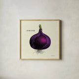 Linen Vegetable III v2 by Studio Mousseau. Shown in a natural wood glass frame for a timeless modern aesthetic. Available as an archival giclee rolled canvas, fine art paper, or poster print. SKU 39375a.