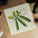 Linen Vegetable IV v2 by Studio Mousseau. Shown as a detailed flat fine art print, highlighting archival giclee quality. Available as an archival giclee rolled canvas, fine art paper, or poster print. SKU 39376a.
