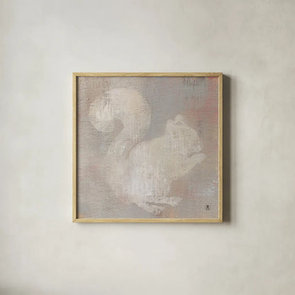 Lodge Fauna I by Studio Mousseau. Shown in a natural wood glass frame for a timeless modern aesthetic. Available as an archival giclee rolled canvas, fine art paper, or poster print. SKU 31841a.