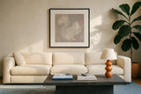 Lodge Fauna I by Studio Mousseau. Displayed in a glass frame with matte in a clean modern living room. Available as an archival giclee rolled canvas, fine art paper, or poster print. SKU 31841a.