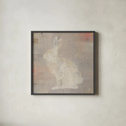 Lodge Fauna II FB by Studio Mousseau. Shown in a sleek black glass frame for a contemporary gallery look. Available as an archival giclee rolled canvas, fine art paper, or poster print. SKU 32108a.