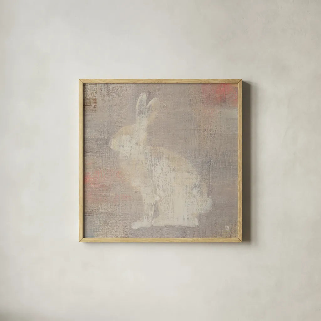 Lodge Fauna II FB by Studio Mousseau. Shown in a natural wood glass frame for a timeless modern aesthetic. Available as an archival giclee rolled canvas, fine art paper, or poster print. SKU 32108a.