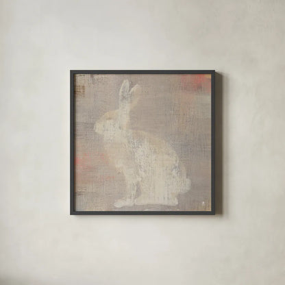 Lodge Fauna II v2 by Studio Mousseau. Shown in a sleek black glass frame for a contemporary gallery look. Available as an archival giclee rolled canvas, fine art paper, or poster print. SKU 31872a.