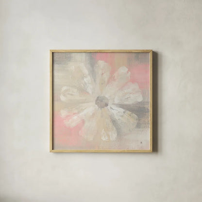 Nimbus Bloom I by Studio Mousseau. Shown in a natural wood glass frame for a timeless modern aesthetic. Available as an archival giclee rolled canvas, fine art paper, or poster print. SKU 35881a.