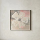 Nimbus Bloom II by Studio Mousseau. Shown in a crisp white glass frame for a clean and minimalist style. Available as an archival giclee rolled canvas, fine art paper, or poster print. SKU 35882a.
