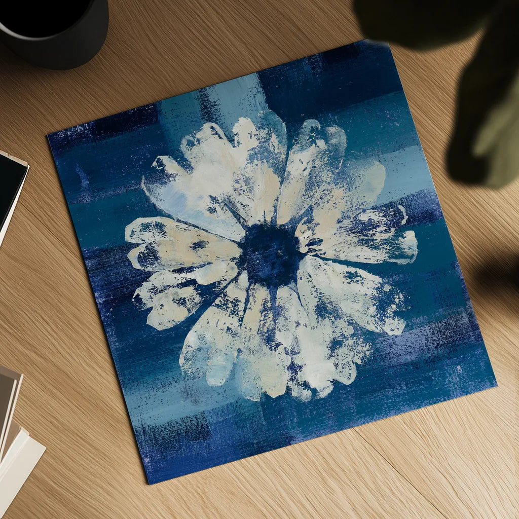 Ocean Bloom II by Studio Mousseau. Shown as a detailed flat fine art print, highlighting archival giclee quality. Available as an archival giclee rolled canvas, fine art paper, or poster print. SKU 35884a.