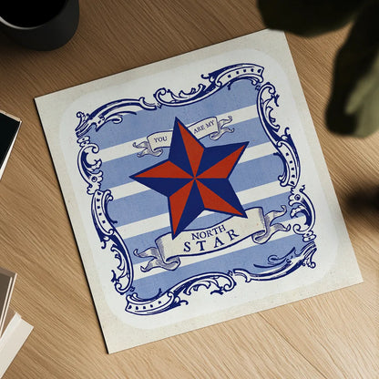 On the Coast Border IV by Studio Mousseau. Shown as a detailed flat fine art print, highlighting archival giclee quality. Available as an archival giclee rolled canvas, fine art paper, or poster print. SKU 25495a.