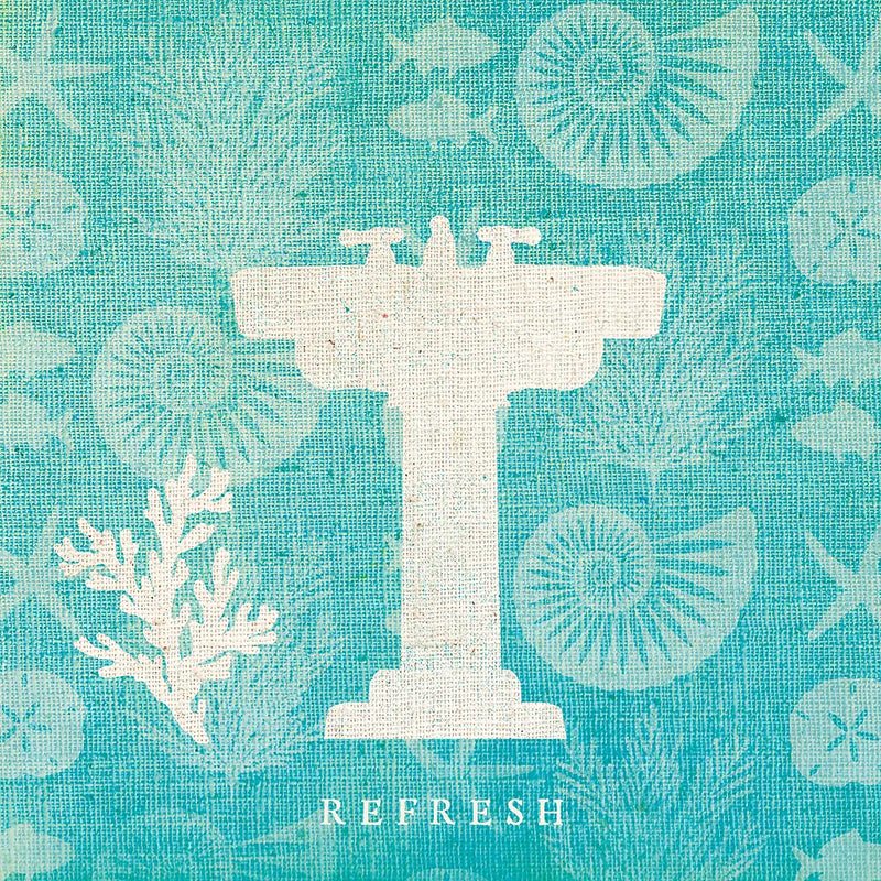 Pacific Bath III by Studio Mousseau. SKU 27200a. Archival Giclee Fine art print for wall decor.