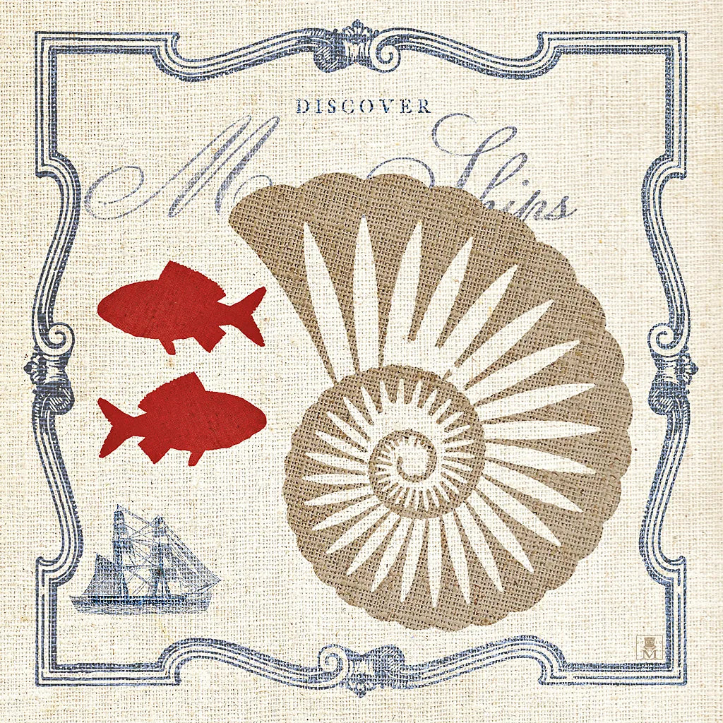 Pacific Nautilus by Studio Mousseau. SKU 12658a. Archival Giclee Fine art print for wall decor.