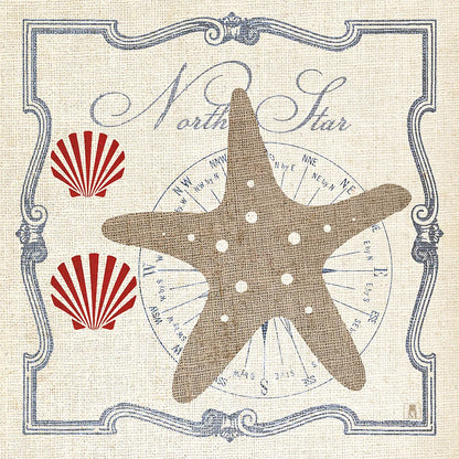 Pacific Starfish by Studio Mousseau. SKU 12661a. Archival Giclee Fine art print for wall decor.