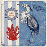 Sea Bird IV by Studio Mousseau. SKU 24706a. Archival Giclee Fine art print for wall decor.