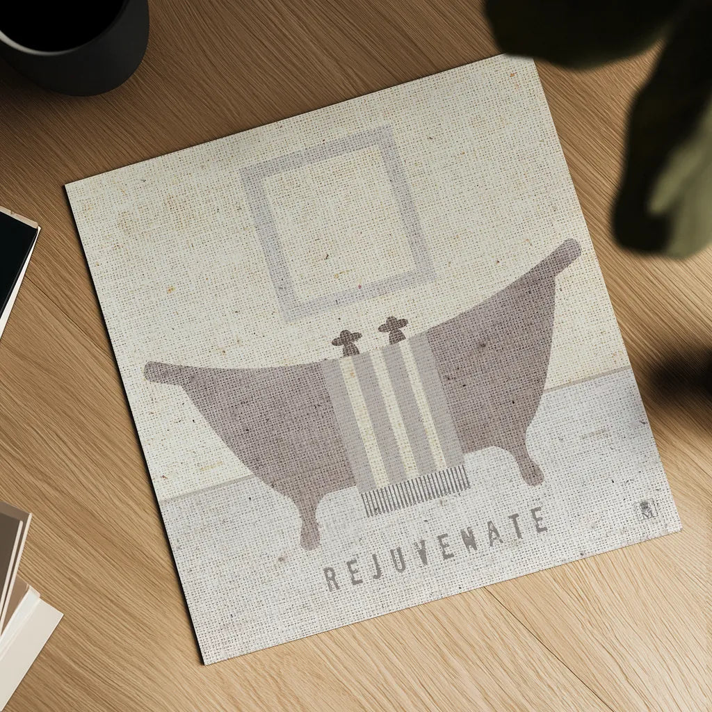 Soft Cleanse I by Studio Mousseau. Shown as a detailed flat fine art print, highlighting archival giclee quality. Available as an archival giclee rolled canvas, fine art paper, or poster print. SKU 31382a.