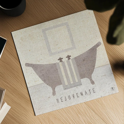 Soft Cleanse I by Studio Mousseau. Shown as a detailed flat fine art print, highlighting archival giclee quality. Available as an archival giclee rolled canvas, fine art paper, or poster print. SKU 31382a.