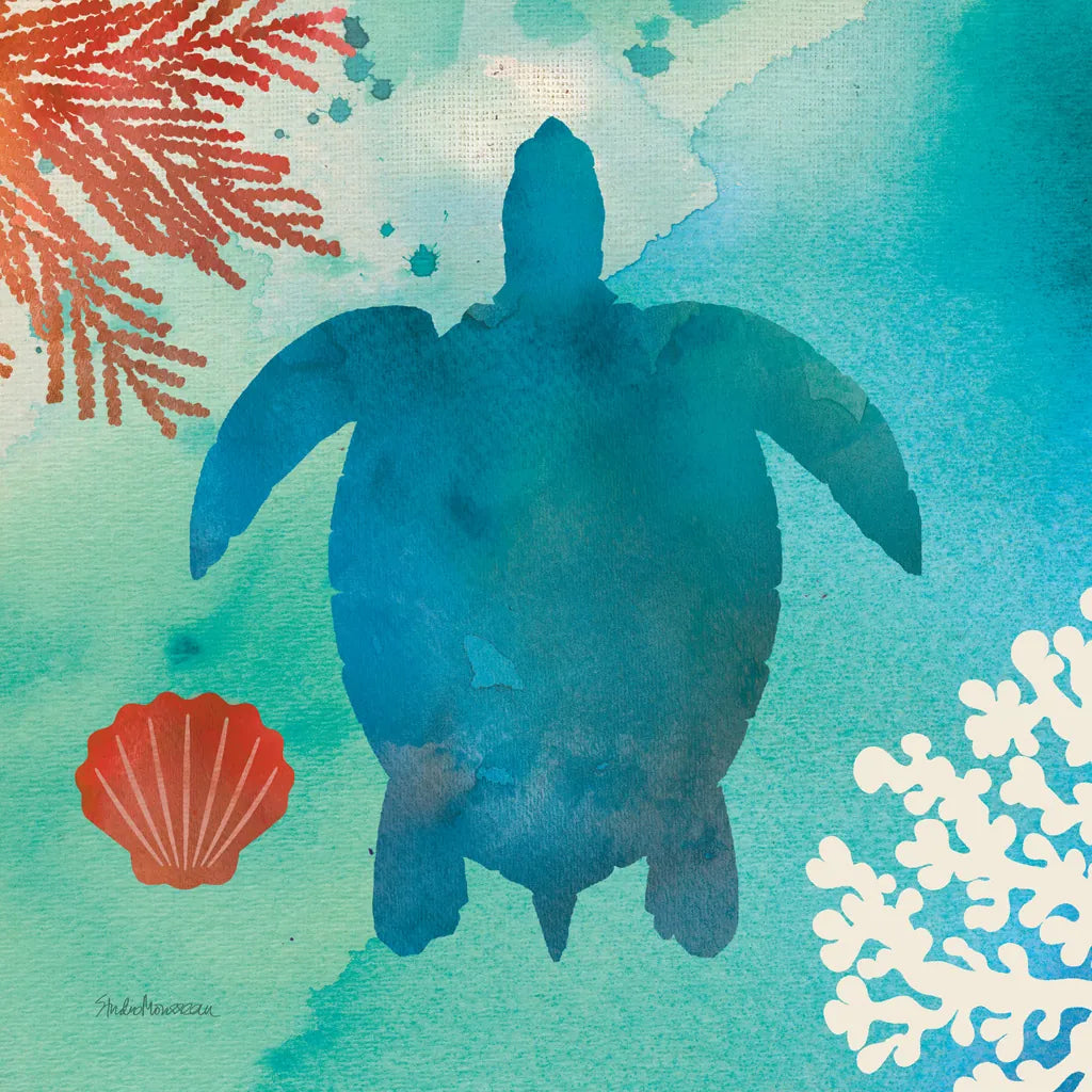 Under the Sea II by Studio Mousseau. SKU 34638a. Archival Giclee Fine art print for wall decor.