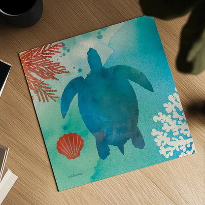 Under the Sea II by Studio Mousseau. Shown as a detailed flat fine art print, highlighting archival giclee quality. Available as an archival giclee rolled canvas, fine art paper, or poster print. SKU 34638a.