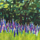 A Year of Lupines by Sue Schlabach. SKU 88563a. Archival Giclee Fine art print for wall decor.
