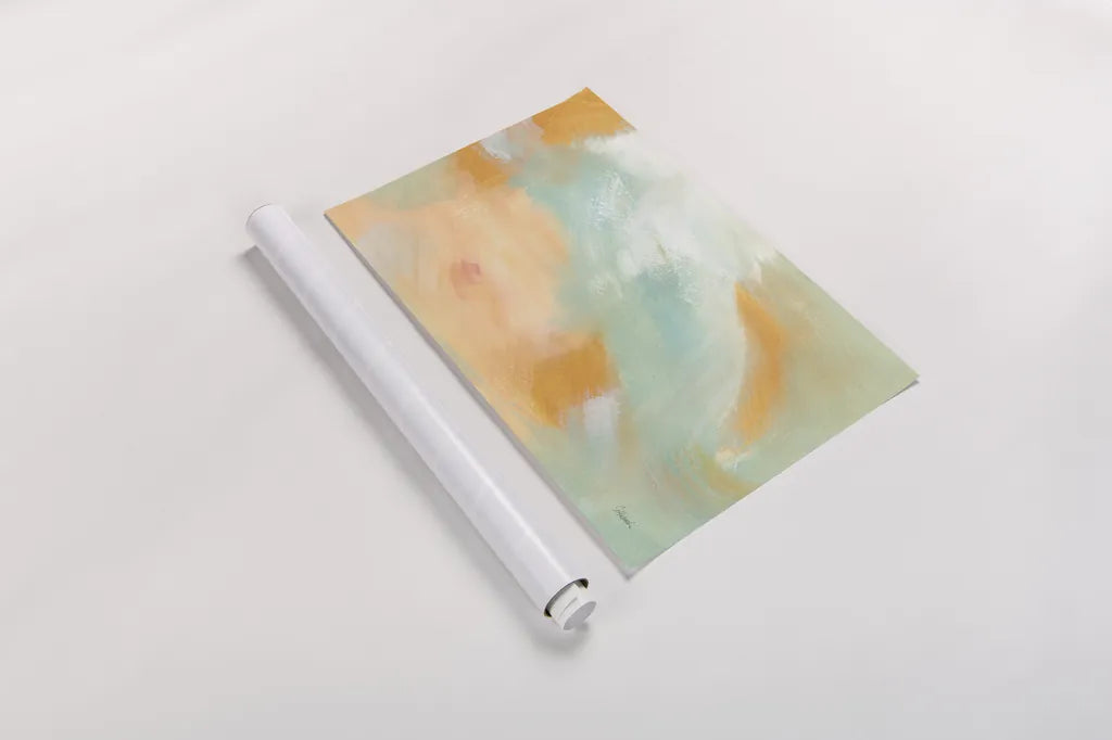 Abstract Sunrise by Sue Schlabach. shown as a rolled paper print. Available as archival giclee rolled canvas, fine art paper, or poster print. SKU 67145i.