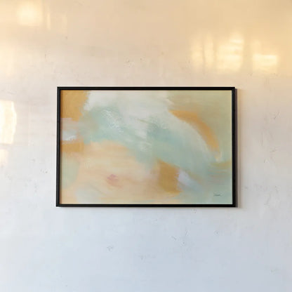 Abstract Sunrise by Sue Schlabach. shown as a paper print in a black flame. Available as a archival giclee rolled canvas, fine art paper, or poster print. SKU 67145i.
