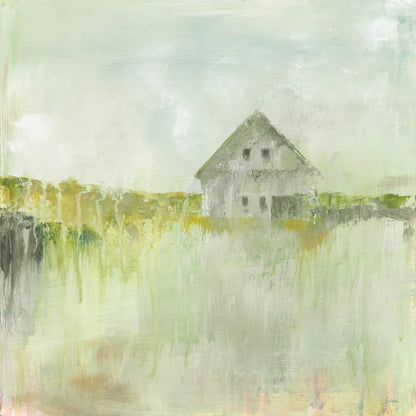 Across the Fields Neutral by Sue Schlabach. SKU 52886a. Archival Giclee Fine art print for wall decor.