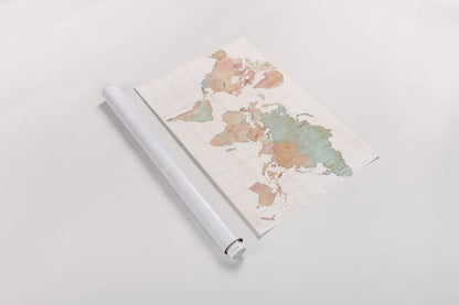 Across the World by Sue Schlabach. shown as a rolled paper print. Available as archival giclee rolled canvas, fine art paper, or poster print. SKU 37541i.