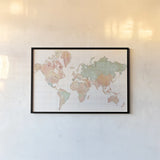 Across the World by Sue Schlabach. shown as a paper print in a black flame. Available as a archival giclee rolled canvas, fine art paper, or poster print. SKU 37541i.
