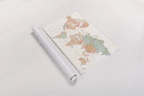 Across the World v3 by Sue Schlabach. shown as a rolled paper print. Available as archival giclee rolled canvas, fine art paper, or poster print. SKU 38256i.
