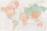Across the World v5 by Sue Schlabach. SKU 38258i. Archival Giclee Fine art print for wall decor.