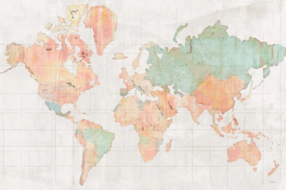 Across the World v5 by Sue Schlabach. SKU 38258i. Archival Giclee Fine art print for wall decor.