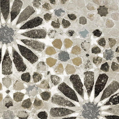 Alhambra Tile II Neutral by Sue Schlabach. SKU 22456a. Archival Giclee Fine art print for wall decor.