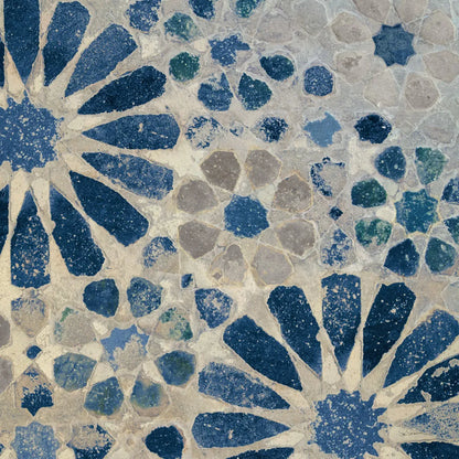 Alhambra Tile II Stone by Sue Schlabach. SKU 51747a. Archival Giclee Fine art print for wall decor.