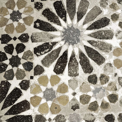 Alhambra Tile III Neutral by Sue Schlabach. SKU 22457a. Archival Giclee Fine art print for wall decor.